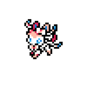 Sylveon pärlplatta mall