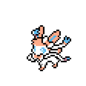 Sylveon pärlplatta mall