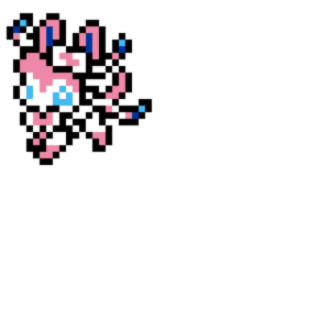 SYLVEON pärlplatta mall