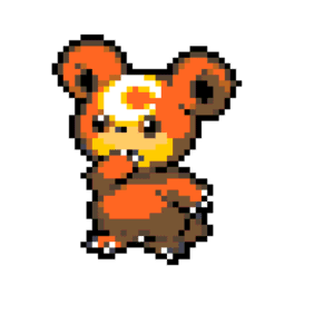 Teddiursa pärlplatta mall