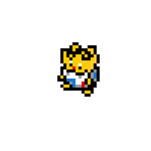 Togepi pärlplatta mall