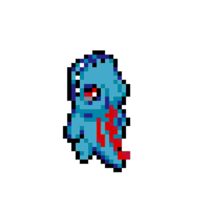 Totodile Nyckelring pärlplatta mall