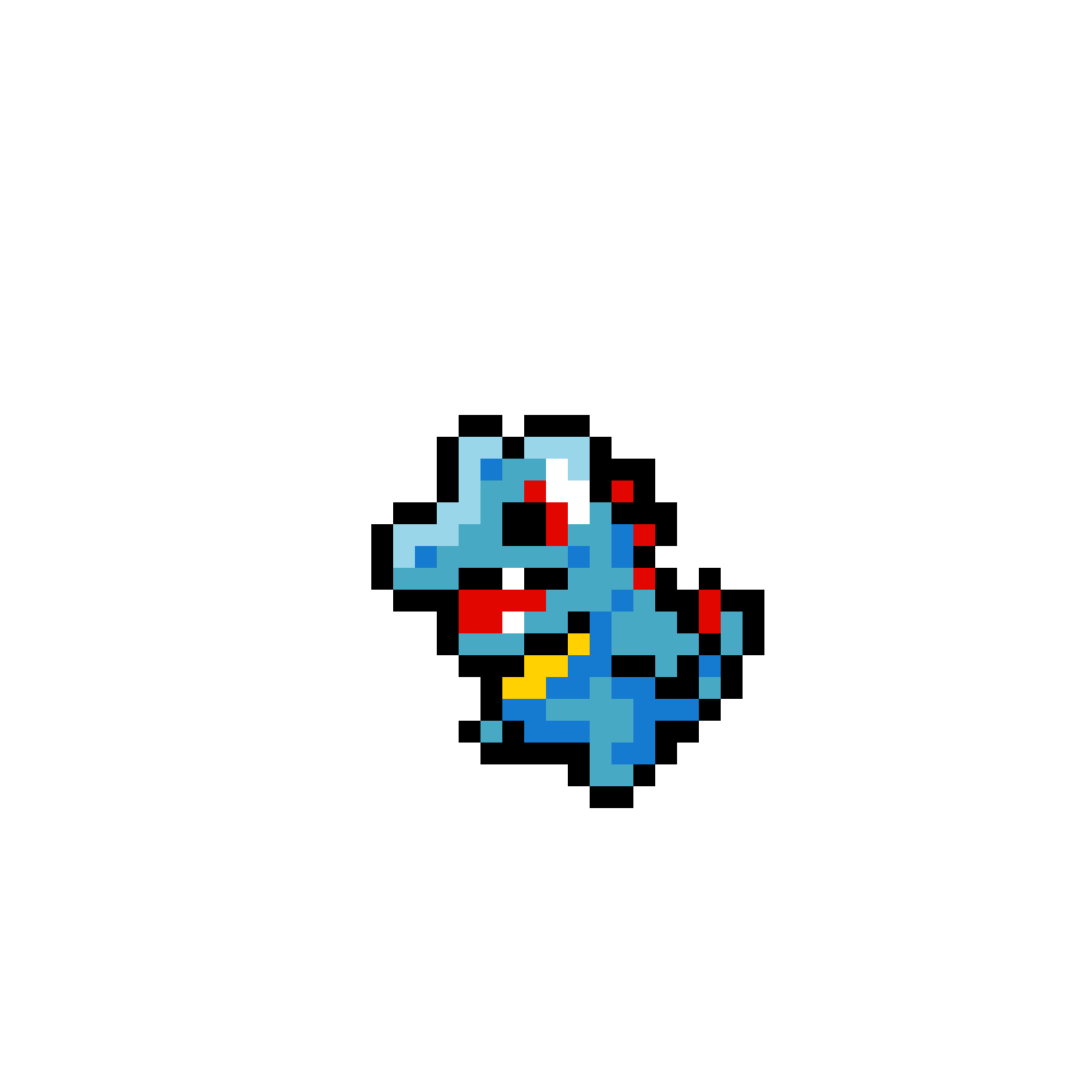 Totodile Pärlplatta Design