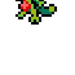 Treecko pärlplatta mall