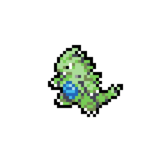 Tyranitar pärlplatta mall