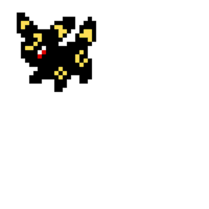 UMBREON pärlplatta mall