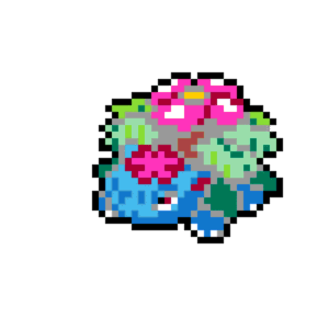 Venasaur pärlplatta mall