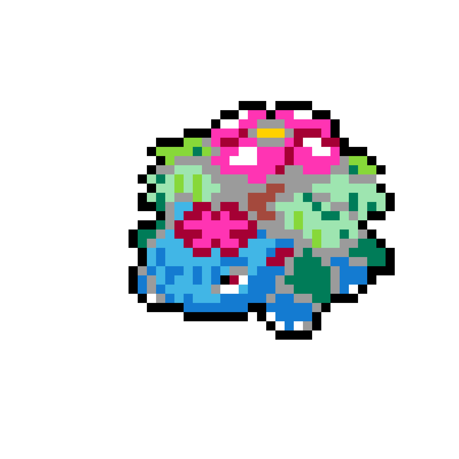 Venasaur pärlplatta mall