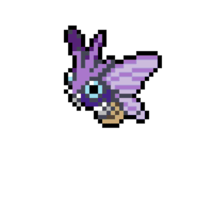 Venomoth pärlplatta mall