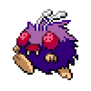 Venonat pärlplatta mall