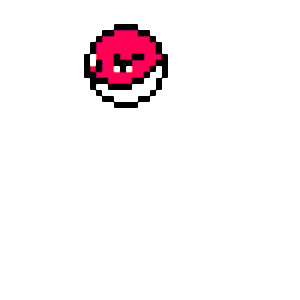 Voltorb pärlplatta mall