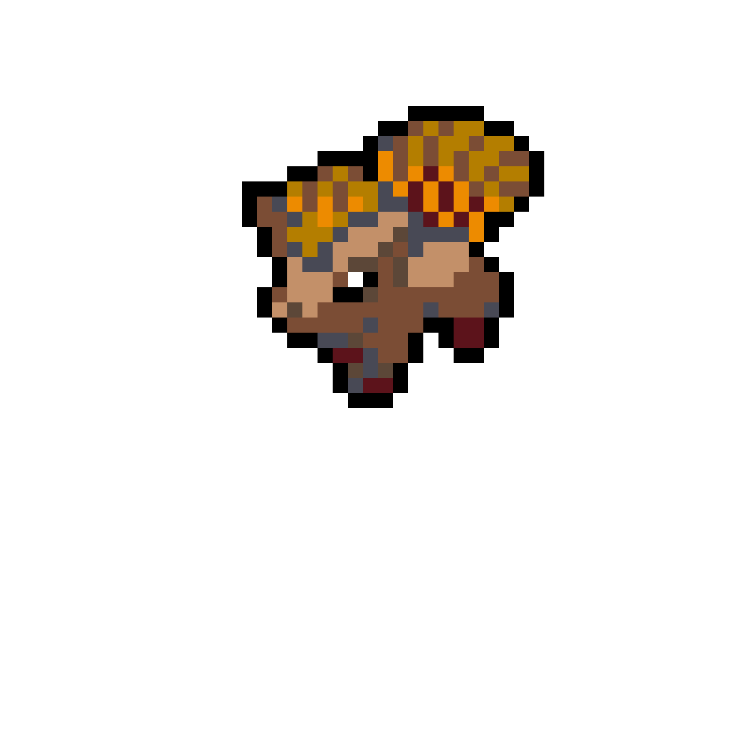 Vulpix Pärlplatta Design