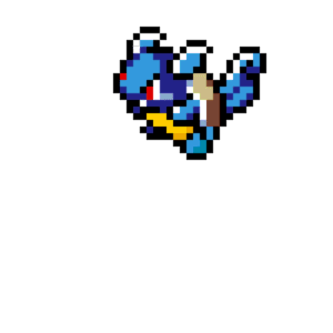 Wartortle pärlplatta mall