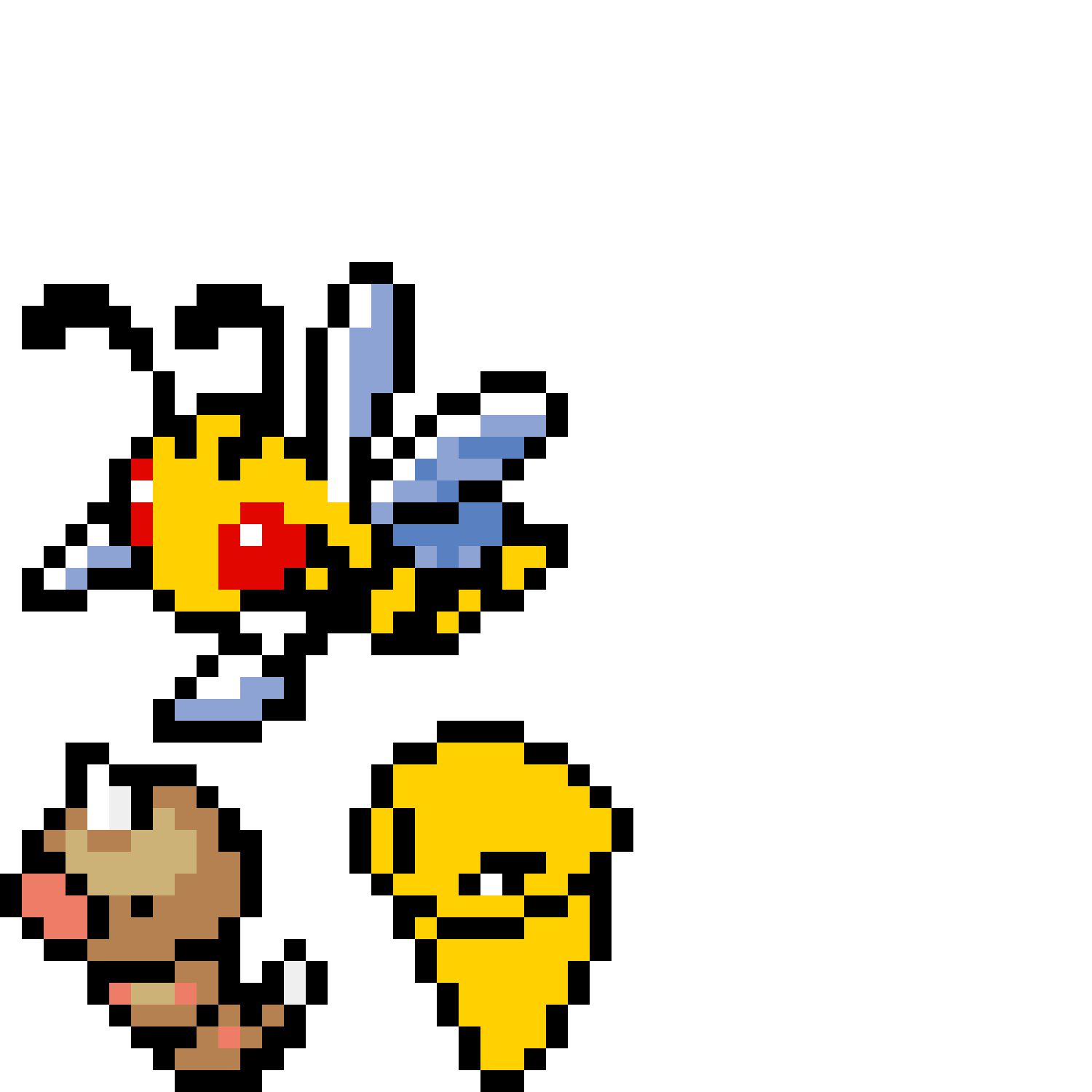 Weedle Evolutioner V1 pärlplatta mall