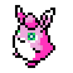 Wigglytuff pärlplatta mall