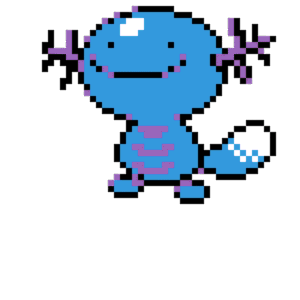 Wooper pärlplatta mall