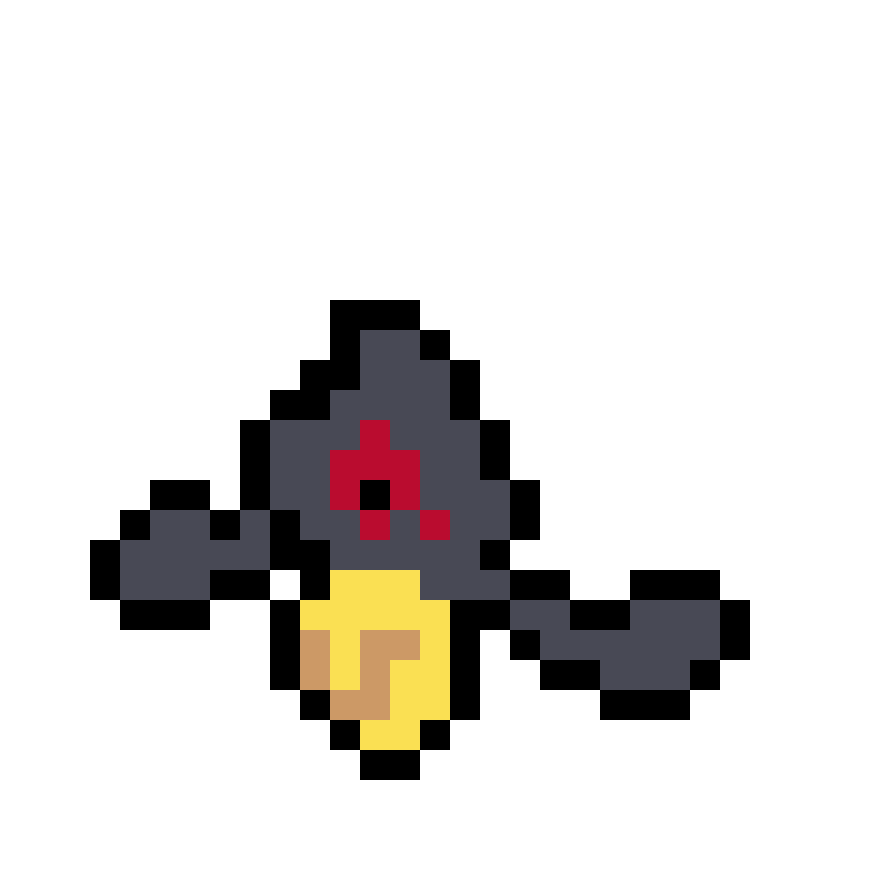 Yamask Pokemon pärlplatta mall