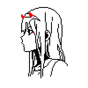 Zero Two - Svart och Vit Detaljerad Parlplatta Mall (PDF)