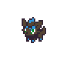 Zorua Shiny pärlplatta mall