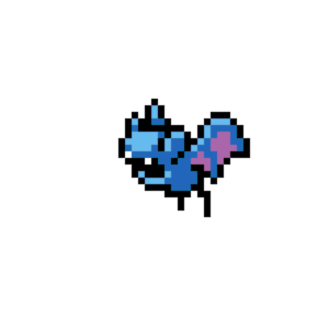 Zubat pärlplatta mall